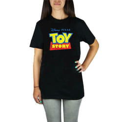 Disney Boyfriend Fit Short Sleeved T-Shirt (Womens Black) - Small