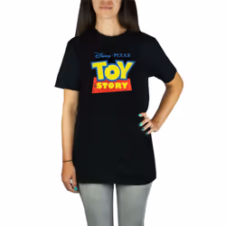Disney Boyfriend Fit Short Sleeved T-Shirt (Womens Black) - Large