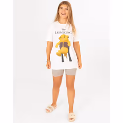 Disney Short Sleeved T-Shirt (Womens White) - Small