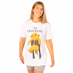 Disney Short Sleeved T-Shirt (Womens White) - Large