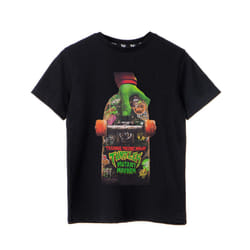 Teenage Mutant Ninja Turtles Short Sleeved T-Shirt (Boys Black) - 5-6 Years