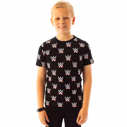 WWE Short Sleeved T-Shirt (Boys Black) - 9-10 Years
