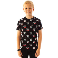 WWE Short Sleeved T-Shirt (Boys Black) - 9-10 Years