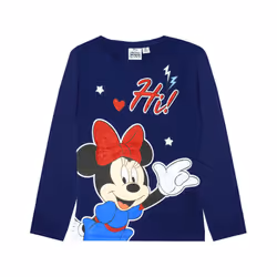 Disney Short Sleeved T-Shirt (Girls Blue) - 5-6 Years