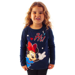 Disney Short Sleeved T-Shirt (Girls Blue) - 7-8 Years