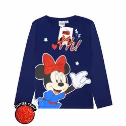 Disney Short Sleeved T-Shirt (Girls Blue) - 7-8 Years
