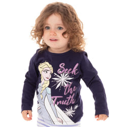 Disney Short Sleeved T-Shirt (Girls Blue) - 7-8 Years