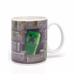 Minecraft Heat Changing Mug (Unisex Kids Grey)