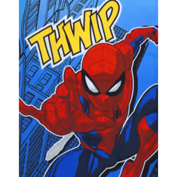 Marvel Spider-man Comic Thwamm Boy's Blue Short Cotton Pyjamas Nightwear - 2-3 Years