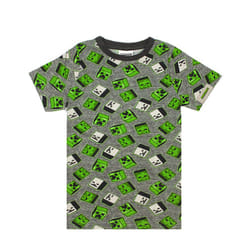Minecraft All Over Print Creeper Zombies Boy's T-Shirt - 7-8 Years