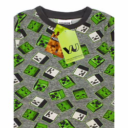 Minecraft All Over Print Creeper Zombies Boy's T-Shirt - 9-10 Years