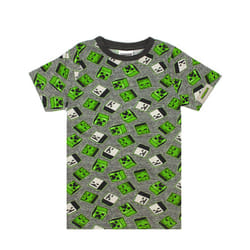 Minecraft All Over Print Creeper Zombies Boy's T-Shirt - 13-14 Years
