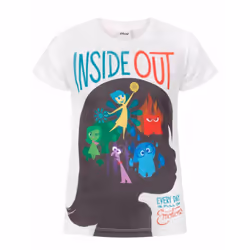 Disney Short Sleeved T-Shirt (Girls White) - 5-6 Years