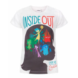 Disney Short Sleeved T-Shirt (Girls White) - 5-6 Years