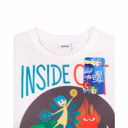 Disney Short Sleeved T-Shirt (Girls White) - 5-6 Years
