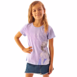 Frozen 2 Elsa Girl's Lilac T-Shirt - 3-4 Years