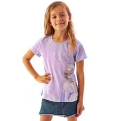 Frozen 2 Elsa Girl's Lilac T-Shirt - 3-4 Years