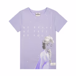 Frozen 2 Elsa Girl's Lilac T-Shirt - 3-4 Years