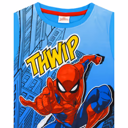 Marvel Short Sleeve Long Leg Pyjama Set (Unisex Kids Blue) - 2-3 Years