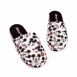Disney Mule Slippers (Womens White) - 5-6 UK