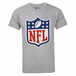 NFL Short Sleeve Long Leg Pyjama Set (Mens Grey)