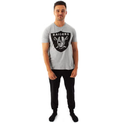 NFL Short Sleeve Long Leg Pyjama Set (Mens Grey)