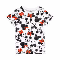 Disney Short Sleeved T-Shirt (Girls White) - 7-8 Years