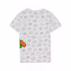 Nintendo Super Mario And Yoshi Boy's Kids Grey Character T-Shirt Top - 6-7 Years