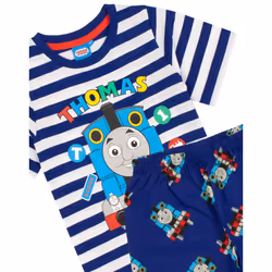 Thomas and Friends Short Sleeve Short Leg Pyjama Set (Boys Blue)