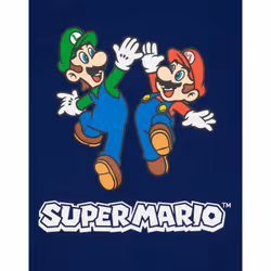 Super Mario Pyjamas Boys Shorts | Nintendo Kids Blue OR Red Short PJs | Luigi Mario T Shirt & Bottoms Nightwear Game Merchandise - Blue, 4-5 Years