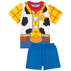 Disney Toy Story Pyjamas For Boys | Kids Woody Cowboy Character Costume Pjs | Sheriff T Shirt & Shorts Clothing Merchandise - 4-5 Years