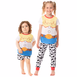 Disney Short Sleeve Long Leg Pyjama Set (Girls White)