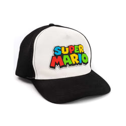 Nintendo Adjustable Flat Cap (Boys Black)