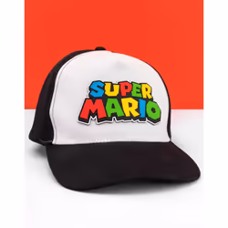 Nintendo Adjustable Flat Cap (Boys Black)