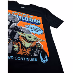 Star Wars The Mandalorian T Shirt Mens Baby Yoda Adults Gift Top - Small