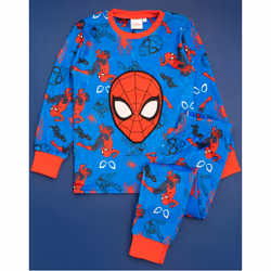 Marvel Boys Blue SpiderMan Pyjama Set - 6-7 Years