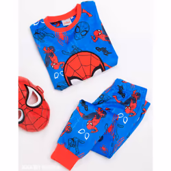 Marvel Boys Blue SpiderMan Pyjama Set - 6-7 Years
