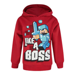 Minecraft Hoodie (Boys Red)