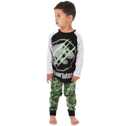 Jurassic World Boys Camo Print Pyjama - Long Leg, 5-6 Years
