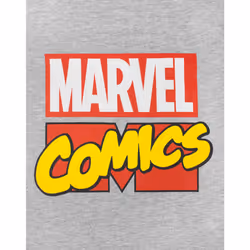 Marvel Short Sleeved T-Shirt (Boys Grey) - 7-8 Years