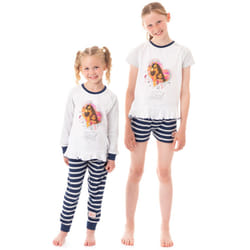 DreamWorks Girls Blue Spirit Pyjamas - Long Leg, 7-8 Years