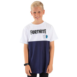 Fortnite T-Shirt Boys Kids Colour Options Gamer Short Sleeve Top - White, 15-16 Years