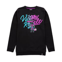 Fortnite Sweater Boys Kids Victory Royale Game Black Jumper T-Shirt - 11-12 Years