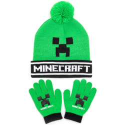 Minecraft Beanie Hat (Boys Black)