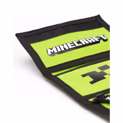 Minecraft Velcro Wallet (Boys Green)