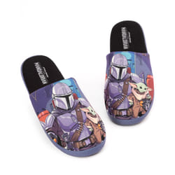 The Mandalorian Slippers Mens Baby Yoda Star Wars House Shoes - 9-10 UK