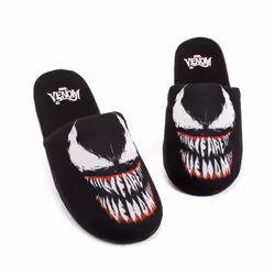 Marvel Mule Slippers (Mens Black) - 11-12 UK
