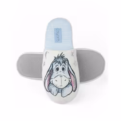 Disney Winnie The Pooh Slippers Womens Bear Or Eeyore House - EEYORE, 5-6 UK