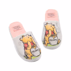 Disney Winnie The Pooh Slippers Womens Bear Or Eeyore House - WINNIE, 3-4 UK