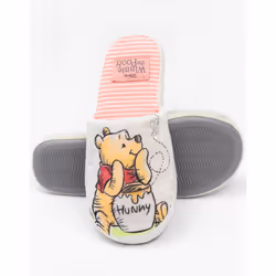 Disney Winnie The Pooh Slippers Womens Bear Or Eeyore House - WINNIE, 5-6 UK